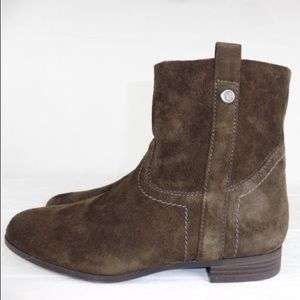 NIB Frye Size 8 Military Brown Sarah Ankle Boots
